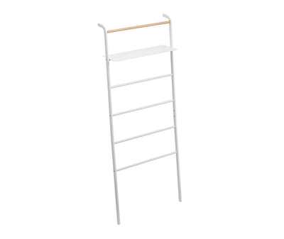 Tower Leaning Ladder Hanger with Shelf
