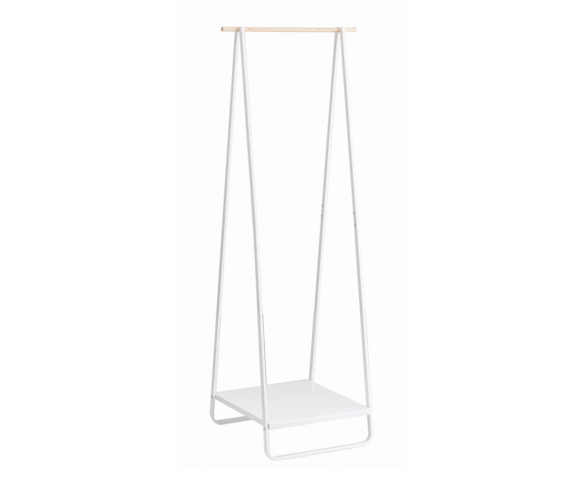 White metal coat rack deals