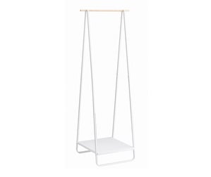 Tower Coat Rack, White