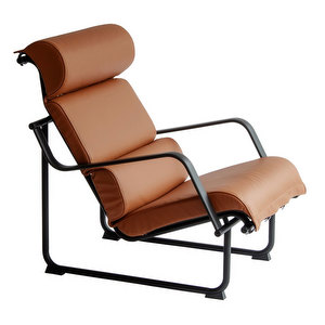 Remmi Armchair, Cognac-coloured Leather / Black