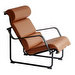 Remmi Armchair, Cognac-coloured Leather / Black