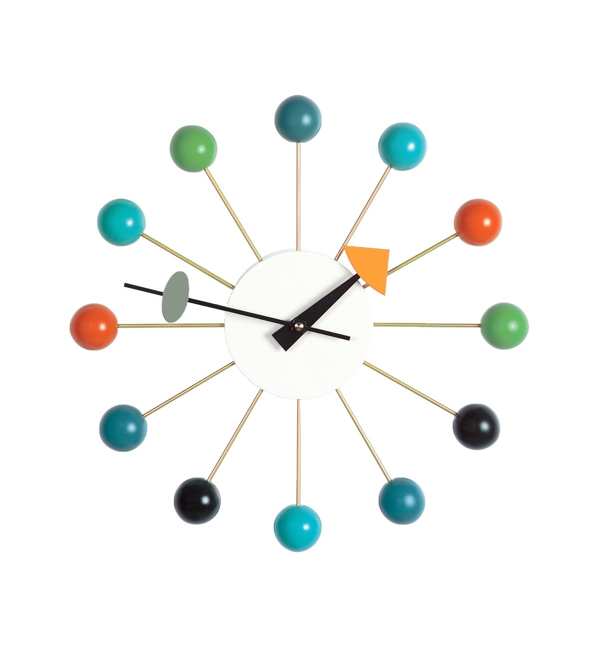 Vitra Ball Clock Multicolour, ø 33 cm