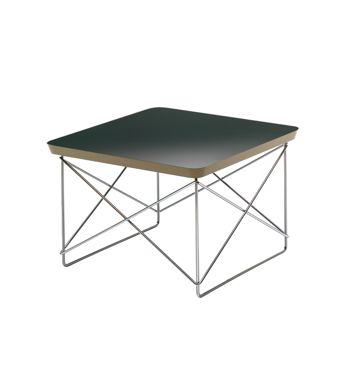 Vitra Occasional Table LTR Black Laminate/Chrome