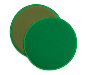 Seat Dots Cushion, Classic Green/Forest – Classic Green/Cognac