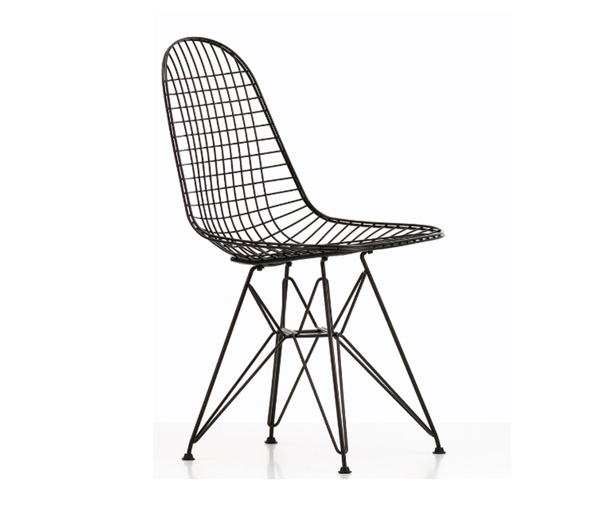 Vitra Eames Wire Chair DKR Black