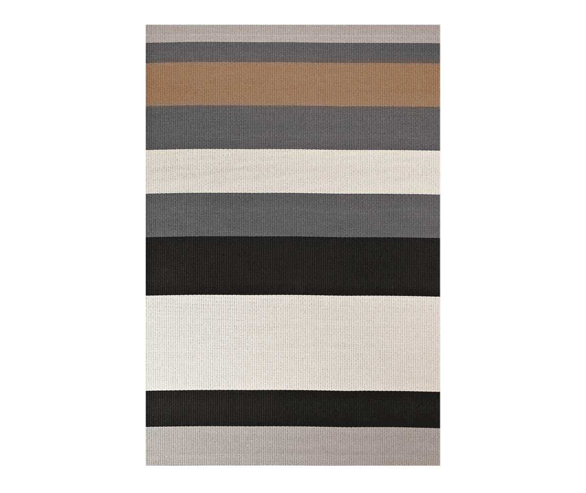 Woodnotes Avenue-matto light grey/graphite, 170 x 240 cm