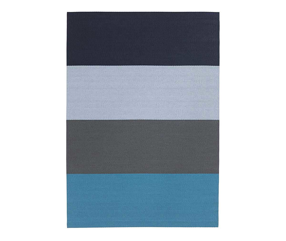 Woodnotes Fourways Rug Turquoise/Dark Blue, 170 x 240 cm