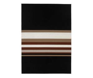 Horizon Rug, Black/Reddish Brown, 170 x 240 cm