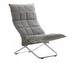 K Chair, Sand Fabric Stone-Black, W 72 cm