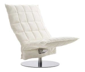 K Chair, Sand Fabric White, W 89 cm