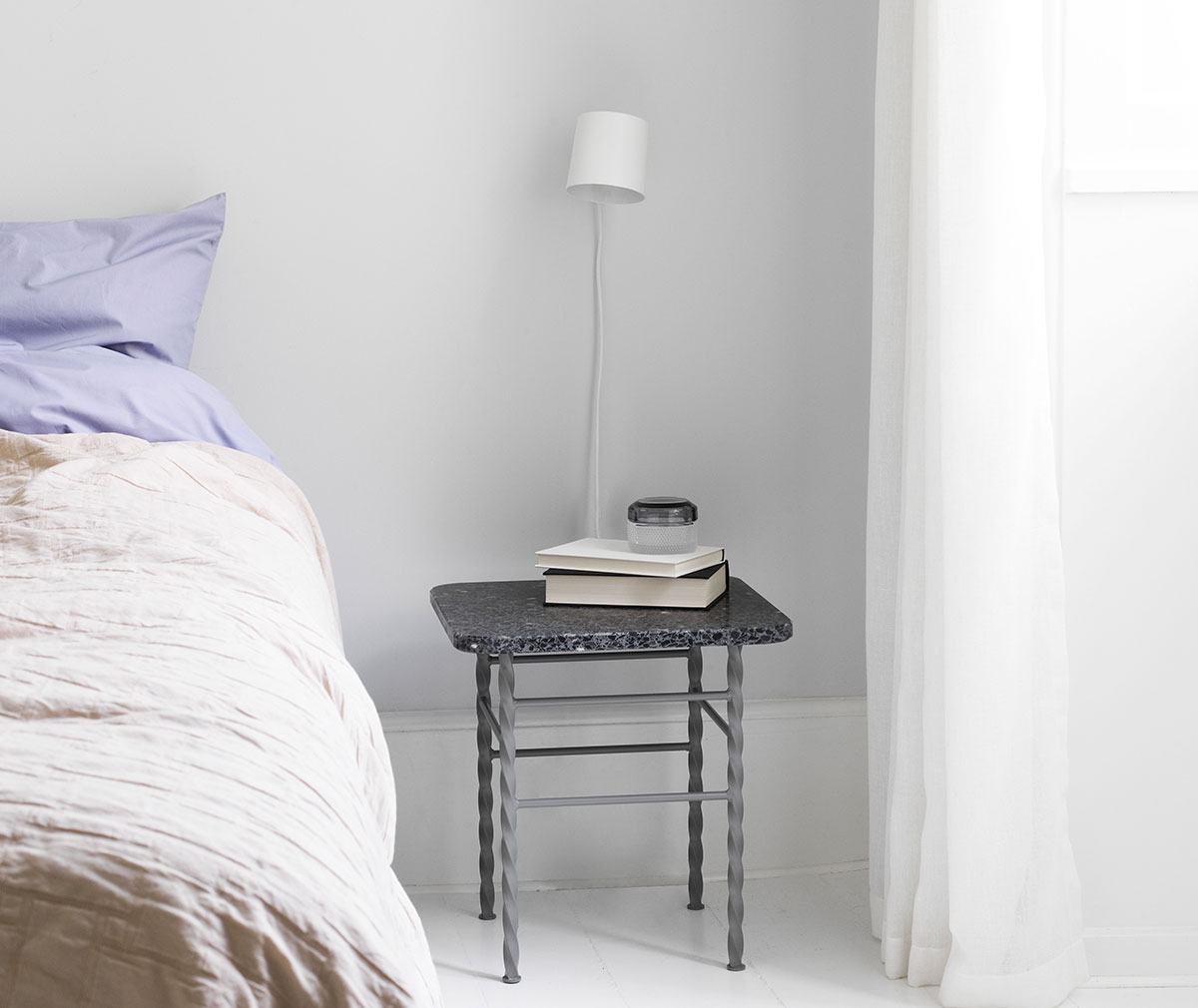 Normann Copenhagen Rise Wall Lamp Grey Vepsalainen