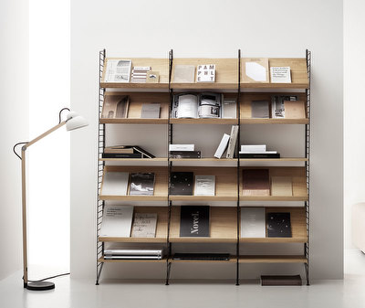 String System Solid Magazine Shelf