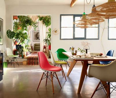 Eames DSW Fiberglass -tuoli