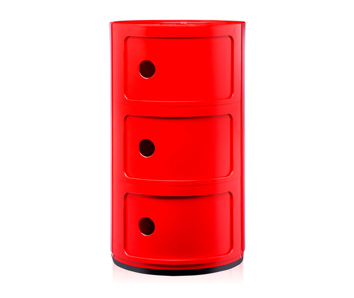 Kartell Componibili punainen, 3-osainen Kartell Componibili punainen, 3-osainen