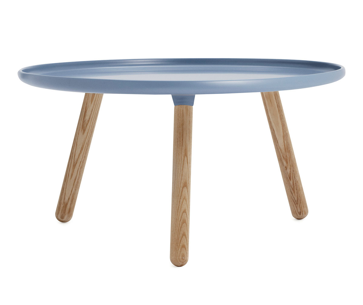 Normann Copenhagen Tablo-pöytä sininen/saarni, ø 78 cm Normann Copenhagen Tablo-pöytä sininen/saarni, ø 78 cm